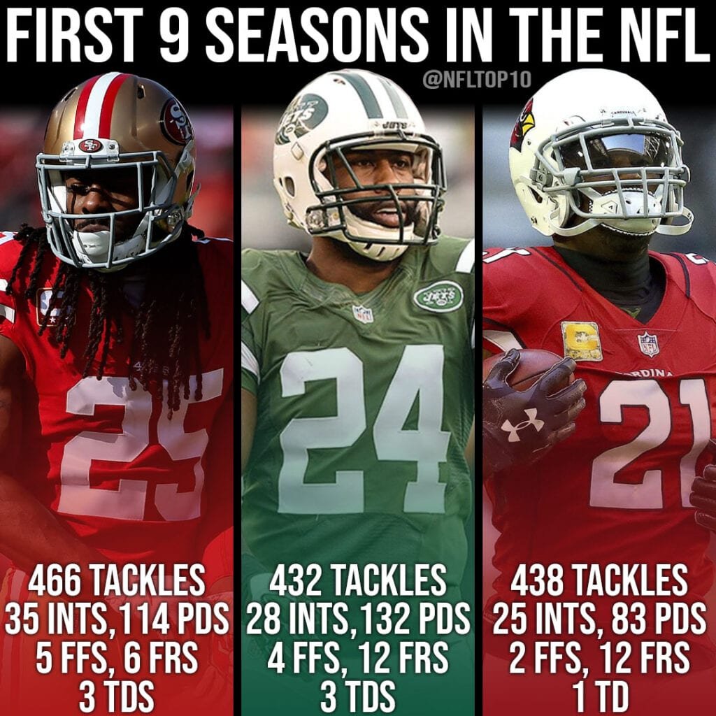First 9 Seasons in the NFL - Darrelle Revis vs Richard Sherman vs Patrick Peterson