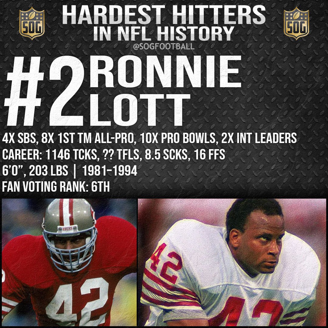 Top 10 Hardest Hitters in NFL History - #2 Ronnie Lott