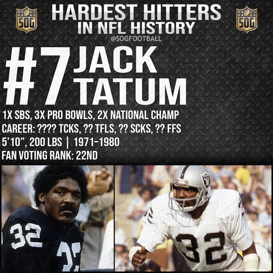 Top 10 Hardest Hitters in NFL History - #7 Jack Tatum