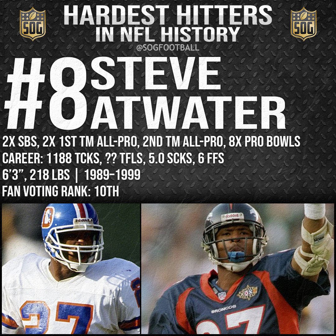 Top 10 Hardest Hitters in NFL History - #8 Steve Atwater