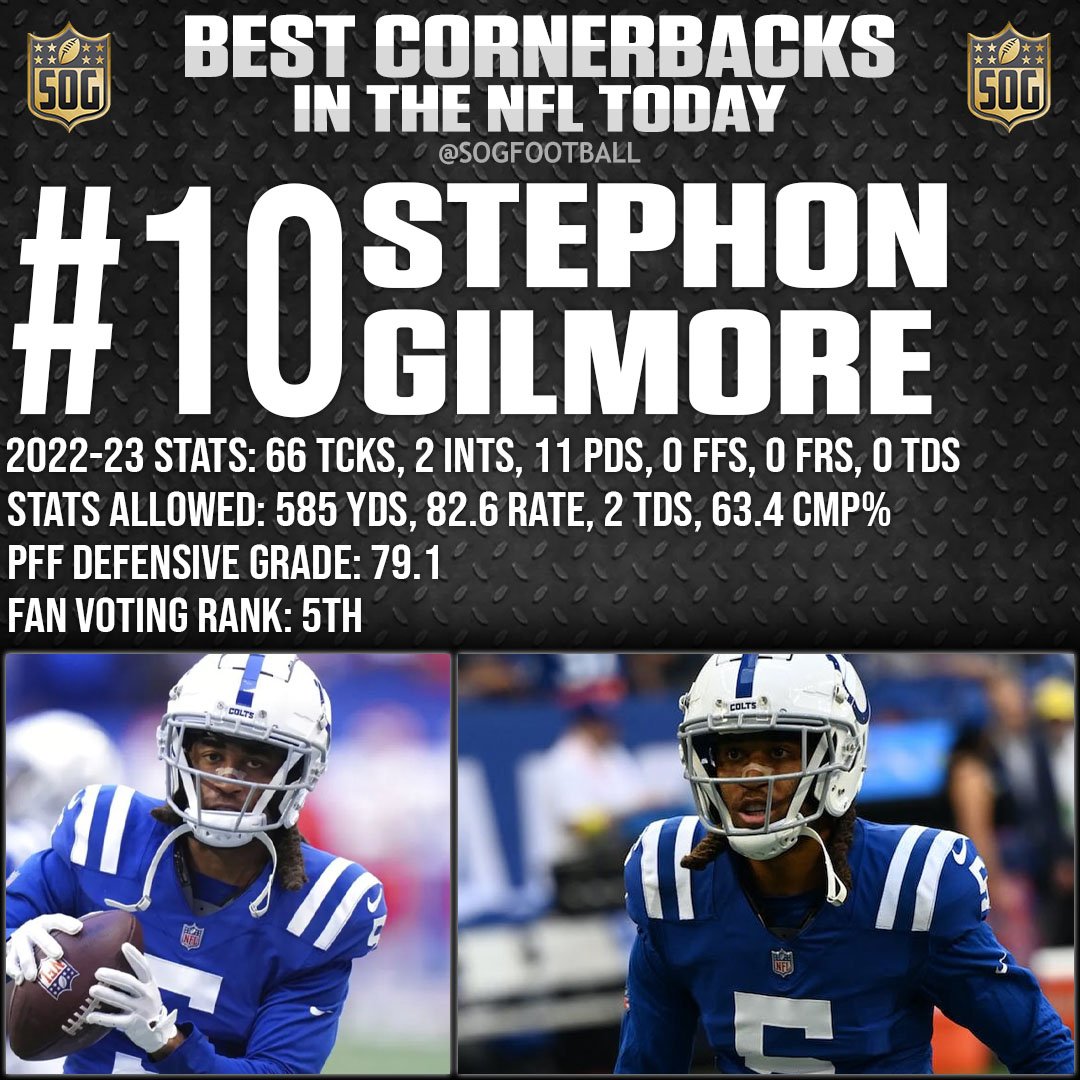 Top 10 Best Cornerbacks in the NFL Today 2023 - #10 Stephon Gilmore
