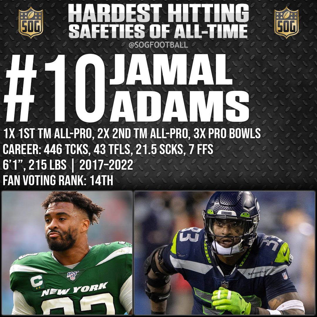 Top 10 Hardest Hitting Safeties of All-Time - #10 Jamal Adams