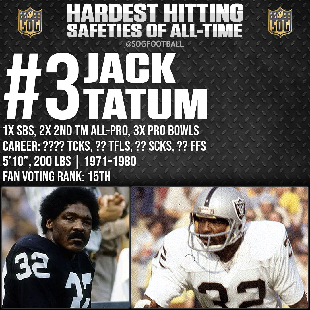 Top 10 Hardest Hitting Safeties of All-Time - #3 Jack Tatum