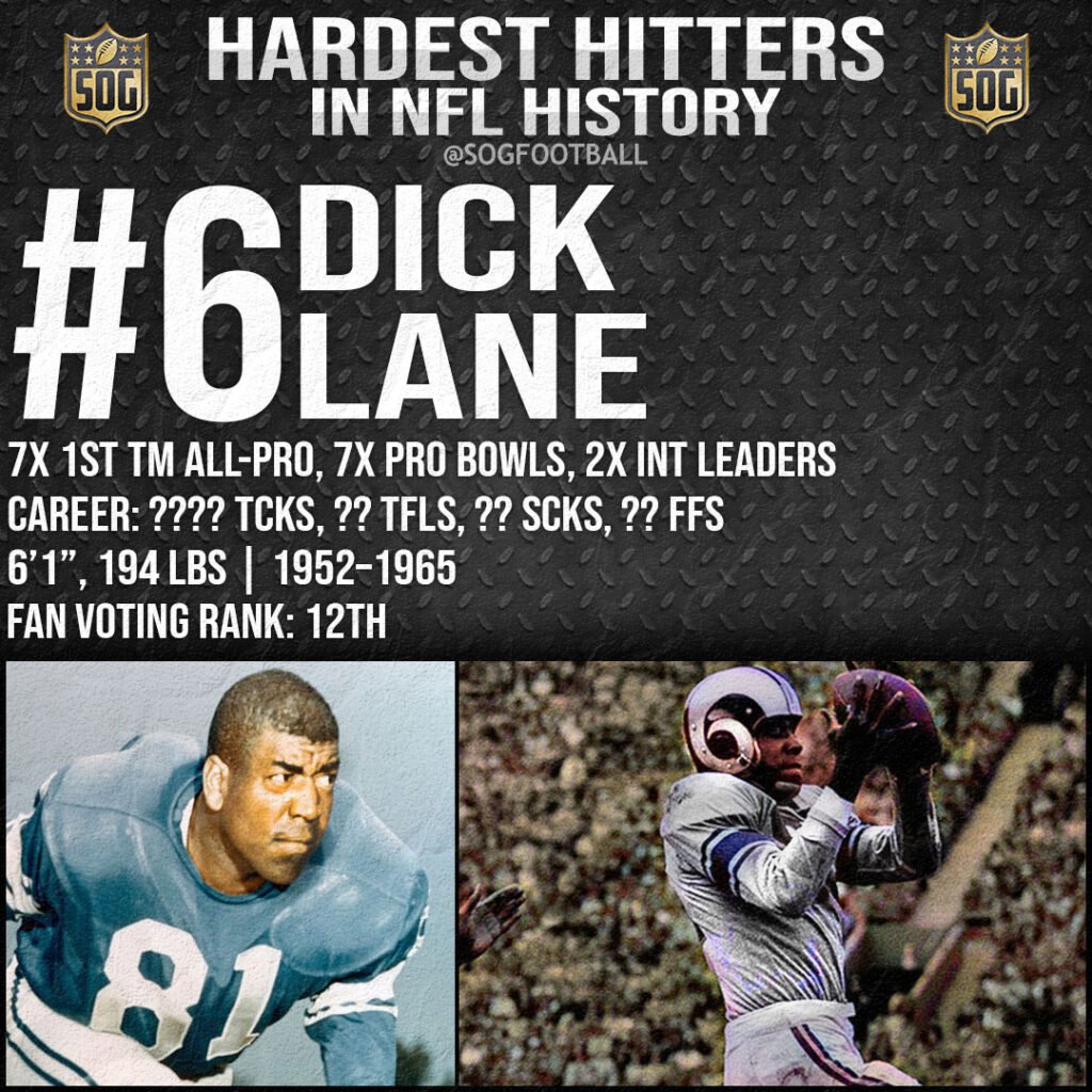 Top 10 Hardest Hitters In Nfl History Top 10 Hardest Hitters in NFL History - SOG Sports