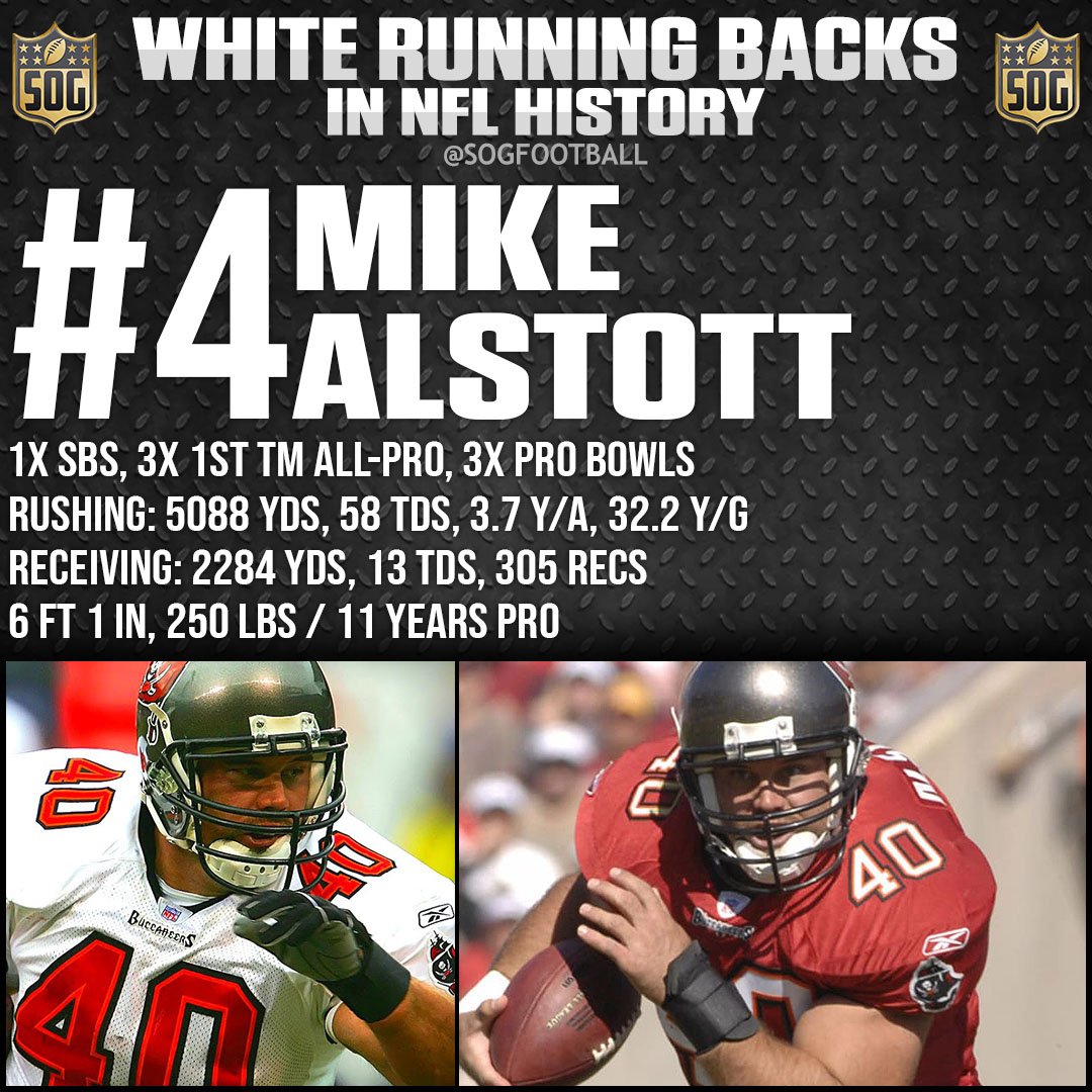NFL Top 10 Best White Running Backs of All-Time - #4 Mike Alstott