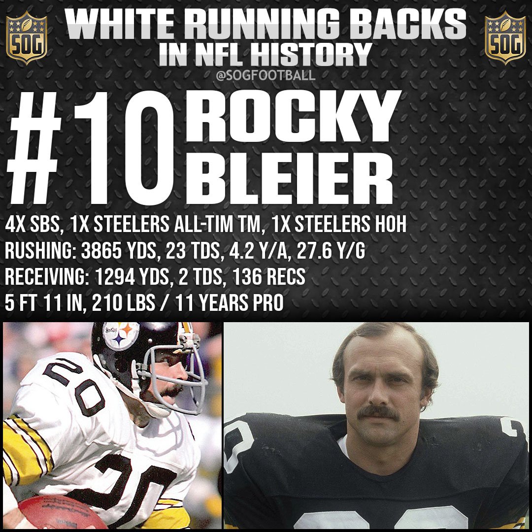 Top 10 Best White Running Backs Ever in NFL History - SOG Sports