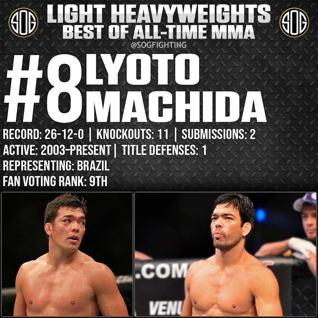 Top 10 Best Light Heavyweight Fighters in MMA History #8 Lyoto Machida